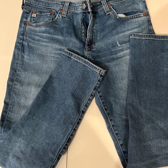 AG-ED Adriano Goldschmied Denim Jeans Size 29R Classic Blue Premium Stretch 💗 - Picture 2 of 8
